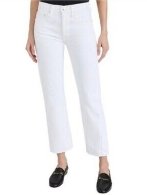 Edwin kali ankle vintage straight white jean, 26